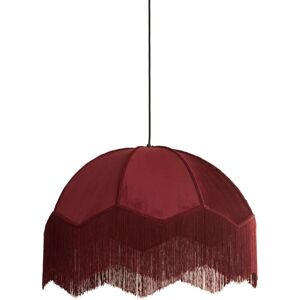 Light & Living - Malacia - Rojo - Rafia Terciopelo - Lámpara Light & Living - Malacia - Rojo - Rafia Terciopelo - Lámpara