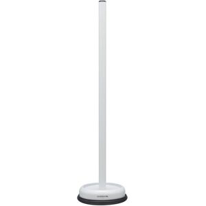Support pour rouleau de papier toilette en acier inoxydable blanc - Porte-rouleau autoportant - Publicité Support pour rouleau de papier toilette en acier inoxydable blanc - Porte-rouleau autoportant - Publicité