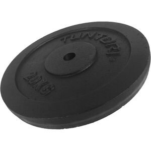Tunturi Weight Disc - 20kg Black Iron Plate Tunturi Weight Disc - 20kg Black Iron Plate