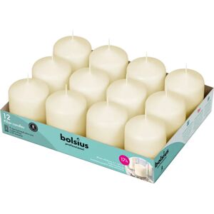 Bolsius Ivory Candles - 12 pcs - 80mm - Decorative, Paraffin Bolsius Ivory Candles - 12 pcs - 80mm - Decorative, Paraffin