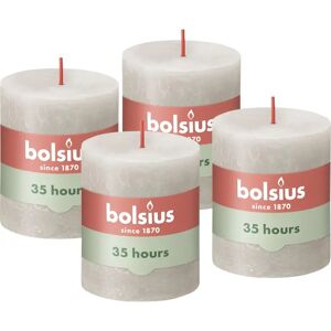 Bolsius Sandy Grey Rustic Pillar Candles - Candles Bolsius Sandy Grey Rustic Pillar Candles - Candles