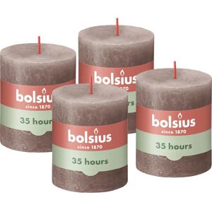 Bolsius Taupe Rustic Pillar Candles - Candle Type Bolsius Taupe Rustic Pillar Candles - Candle Type