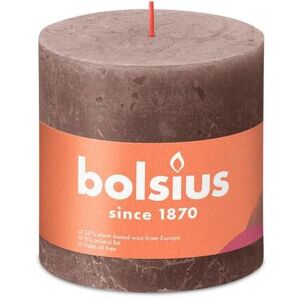 Bolsius - Rustiko Shine - Taupe - Ø100xH10cm - Candle Bolsius - Rustiko Shine - Taupe - Ø100xH10cm - Candle