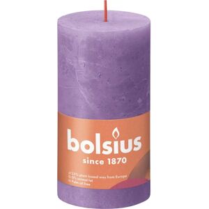 Bolsius Shine Candle - 130x68mm - Violet Vibrant - Rustic Style Bolsius Shine Candle - 130x68mm - Violet Vibrant - Rustic Style