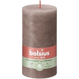 Rustieke taupe kaars van BOLSIUS - 13x6,8cm - 60u brandtijd Rustieke taupe kaars van BOLSIUS - 13x6,8cm - 60u brandtijd