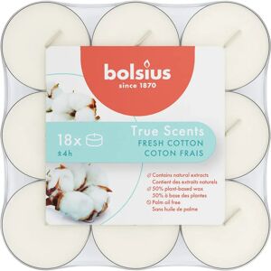 Bolsius True Scents - Verse Katoen Tealights - 18 stuks Bolsius True Scents - Verse Katoen Tealights - 18 stuks