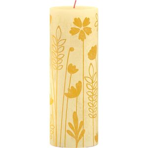 Bolsius - Rustieke Stompkaars - Butter Yellow - Kaars Bolsius - Rustieke Stompkaars - Butter Yellow - Kaars