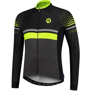 Rogelli Hero 001.265 Cykeltröja - Grå-Svart-Fluorescerande - 2XL Rogelli Hero 001.265 Cykeltröja - Grå-Svart-Fluorescerande - 2XL