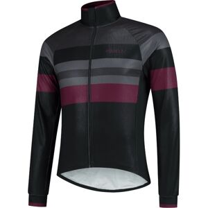 Rogelli - Peak Winterjakke - Svart/Bordeaux - XXL - Jakke Rogelli - Peak Winterjakke - Svart/Bordeaux - XXL - Jakke