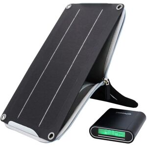 Powerplus Powerbank słoneczny Li-Ion z zewnętrzną laminowaną komórką PET - Powerbank Powerplus Powerbank słoneczny Li-Ion z zewnętrzną laminowaną komórką PET - Powerbank