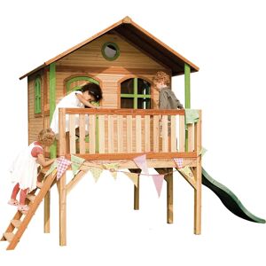 Axi Sophie Spielhaus - Holz-Kinderhaus mit Rutsche Axi Sophie Spielhaus - Holz-Kinderhaus mit Rutsche