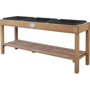 Table d'activités pour enfants marron foncé avec 3 bacs - Publicité Table d'activités pour enfants marron foncé avec 3 bacs - Publicité