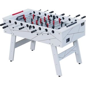 Table de football blanche Cougar - Pieds réglables, design futuriste - Publicité Table de football blanche Cougar - Pieds réglables, design futuriste - Publicité