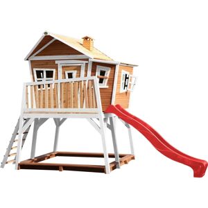 AXI Crooked Max Spielhaus - Holz-Kinderhaus mit Rutsche & Sandkasten AXI Crooked Max Spielhaus - Holz-Kinderhaus mit Rutsche & Sandkasten