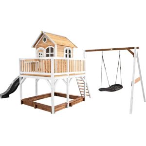 Maison de Jeu Classique Liam d'AXI - Maison en Bois avec Toboggan et Balancelle - Publicité Maison de Jeu Classique Liam d'AXI - Maison en Bois avec Toboggan et Balancelle - Publicité