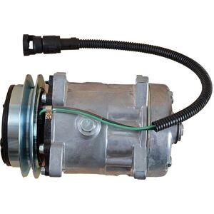 Compresseur de climatisation NRF SD7H15 24V - avec huile PAG et bague d'étanchéité - Publicité Compresseur de climatisation NRF SD7H15 24V - avec huile PAG et bague d'étanchéité - Publicité