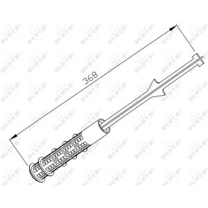 NRF 33223 - Filtro essiccatore per Mercedes-Benz C-Class, CLK, SLK NRF 33223 - Filtro essiccatore per Mercedes-Benz C-Class, CLK, SLK