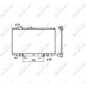 LEXUS 53467 Aluminium Radiator for GS II - Cooling System LEXUS 53467 Aluminium Radiator for GS II - Cooling System
