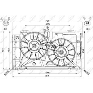 NRF 295 12 100/100 - Moteur de Ventilateur - Publicité NRF 295 12 100/100 - Moteur de Ventilateur - Publicité