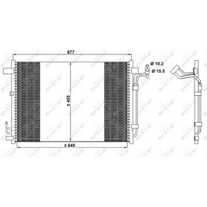 Nrf Aluminum Easy Fit Condenser for Nissan Murano - Air Conditioner Nrf Aluminum Easy Fit Condenser for Nissan Murano - Air Conditioner