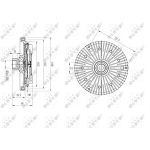 NRF Visco-Kupplung - Accouplement thermique pour BMW 3, 5, 7 Z3 - Publicité NRF Visco-Kupplung - Accouplement thermique pour BMW 3, 5, 7 Z3 - Publicité