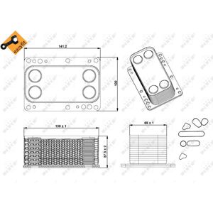 NRF 31339 Vesijäähdytin öljyjäähdytin - Easy Fit NRF 31339 Vesijäähdytin öljyjäähdytin - Easy Fit