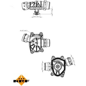 NRF 725091 Termostaatti - BMW, Land Rover, Opel - 88°C NRF 725091 Termostaatti - BMW, Land Rover, Opel - 88°C
