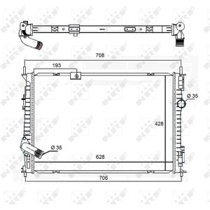 Nissan Qashqai Alumiinijäähdytin - Radiator Nissan Qashqai Alumiinijäähdytin - Radiator