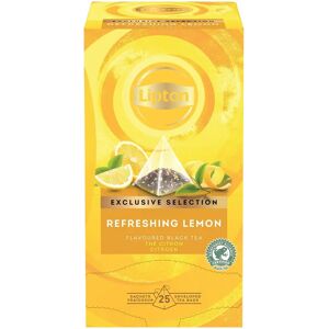 Lipton - Thé Lipton exclusif citron 25x2g - Tea - Publicité Lipton - Thé Lipton exclusif citron 25x2g - Tea - Publicité