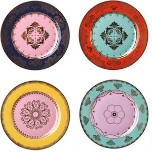 POLSPOTTEN Grandpa Side Plates - Multicolor - Set of 4 POLSPOTTEN Grandpa Side Plates - Multicolor - Set of 4