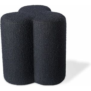 Pouf Clover Pols Potten in Tessuto Bouclé - Blu Marine - Pouf Pouf Clover Pols Potten in Tessuto Bouclé - Blu Marine - Pouf