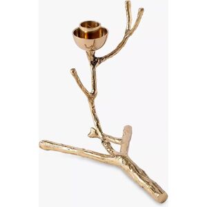 Portacandela Twiggy S, Oro, Ottone - Porta candela Portacandela Twiggy S, Oro, Ottone - Porta candela