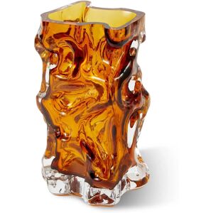 Vase en verre recyclé orange de Pols Potten - Glace - Vase en verre recyclé orange 16x15x29cm Ice - Publicité Vase en verre recyclé orange de Pols Potten - Glace - Vase en verre recyclé orange 16x15x29cm Ice - Publicité