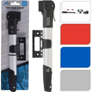 KOOPMAN INTERNATIONAL B.V. Fahrradpumpe aus Aluminium - Bunt - 27 cm KOOPMAN INTERNATIONAL B.V. Fahrradpumpe aus Aluminium - Bunt - 27 cm