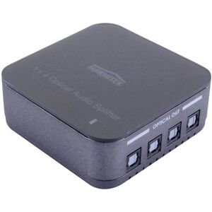 Splitter Toslink Nero Marmitek - 4 Porte Audio - Supporta 192kHz Splitter Toslink Nero Marmitek - 4 Porte Audio - Supporta 192kHz