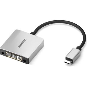 Adapter Marmitek USB-C do DVI - 15cm - Srebrny/Czarny Adapter Marmitek USB-C do DVI - 15cm - Srebrny/Czarny