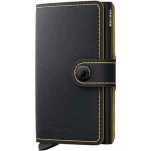 Secrid Miniwallet - noir mat/ocre - Publicité Secrid Miniwallet - noir mat/ocre - Publicité