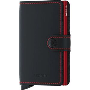 Secrid Miniwallet - noir mat & rouge - Publicité Secrid Miniwallet - noir mat & rouge - Publicité