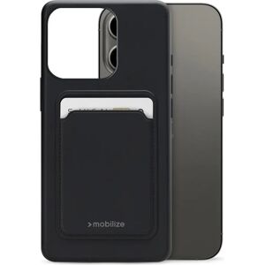 Mobilize iPhone 13 Pro Matt Black Flexibles TPU Kartenhülle - Handyhülle Mobilize iPhone 13 Pro Matt Black Flexibles TPU Kartenhülle - Handyhülle