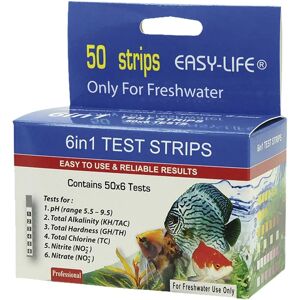 Easy-Life Test paski 6w1 - Zestaw do testowania wody w akwarium Easy-Life Test paski 6w1 - Zestaw do testowania wody w akwarium
