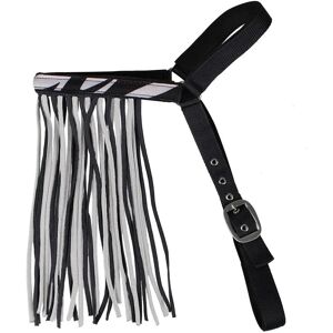 QHP Frange Anti-Mouches Extra Zebra Cheval Complet - Publicité QHP Frange Anti-Mouches Extra Zebra Cheval Complet - Publicité