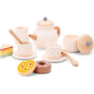 New Classic Toys Wooden Tea Set - Role-Playing Kids Toy New Classic Toys Wooden Tea Set - Role-Playing Kids Toy