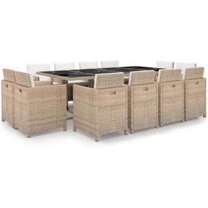 Conjunto de comedor de jardín Maisonchic 13 piezas con cojines - Muebles de exterior Conjunto de comedor de jardín Maisonchic 13 piezas con cojines - Muebles de exterior