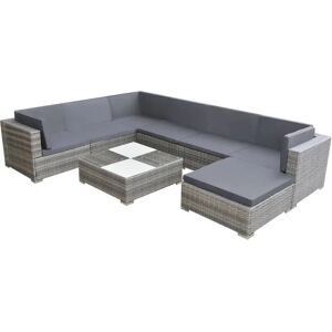 Set di mobili da esterno VidaXL - Grigio Set di mobili da esterno VidaXL - Grigio
