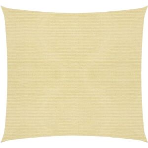 vidaXL Sunshade Sail HDPE Square 2x2m Beige Garden Patio Awning Canopy Shade vidaXL Sunshade Sail HDPE Square 2x2m Beige Garden Patio Awning Canopy Shade