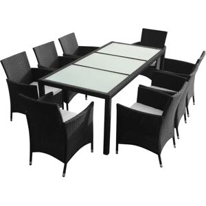 VIDAXL Nova - Gartentisch-Set mit 8 Stühlen - Gartenmöbel VIDAXL Nova - Gartentisch-Set mit 8 Stühlen - Gartenmöbel