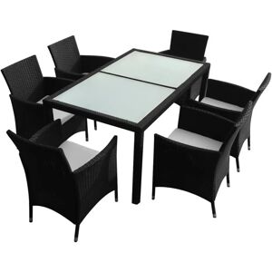 MAISONCHIC 7-delt havebord s pude - Have møbler MAISONCHIC 7-delt havebord s pude - Have møbler