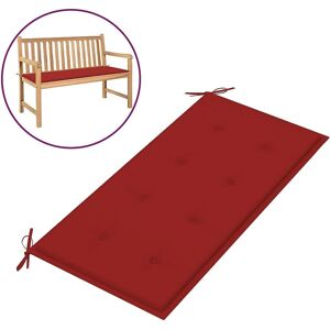 vidaXL Gartencouchkissen Rot 100x50x3 cm Oxford Stoff - Gartenbank vidaXL Gartencouchkissen Rot 100x50x3 cm Oxford Stoff - Gartenbank