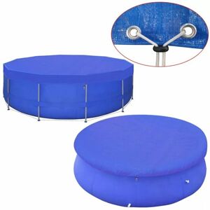 vidaXL Pool Cover PE Round 460 cm - Water-repellent, Blue vidaXL Pool Cover PE Round 460 cm - Water-repellent, Blue