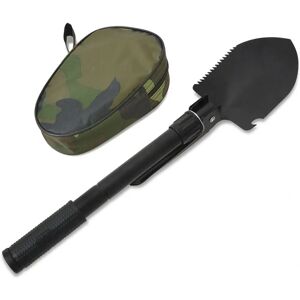 vidaXL Black Carbon Steel Folding Shovel - Shovel vidaXL Black Carbon Steel Folding Shovel - Shovel